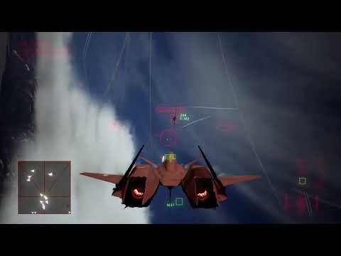 Ace combat 7 ADF-01 Falken test flight, DLC for June 26