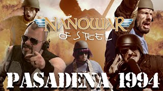 Kadr z teledysku Pasadena 1994 tekst piosenki Nanowar Of Steel feat. Joakim Brodén of Sabaton