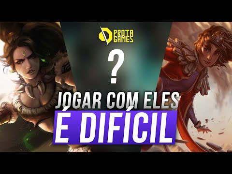 6 CAMPEÕES COM DIFICUDADE ALTAMENTE SUBESTIMADA - LEAGUE OF LEGENDS
