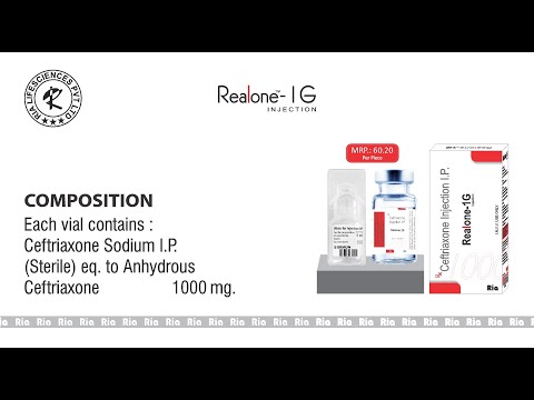 Ceftriaxone 1 gm inj, prescription, 1gm