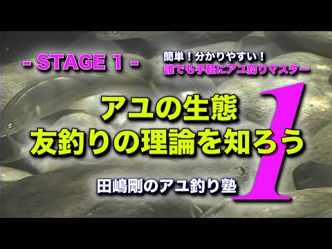 田嶋剛のアユ釣り塾１　～アユの生態友釣りの理論を知ろう～