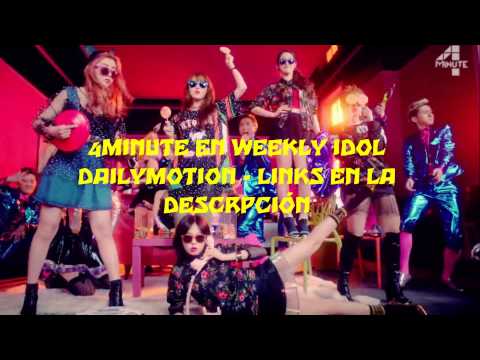 [Sub Español] 140402 Weekly Idol - 4Minute