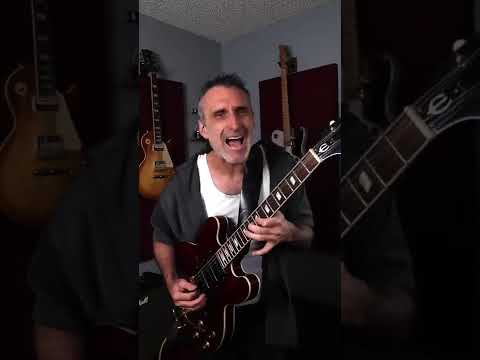 Brian Setzer’s swinging guitar solo from stray cat strut #shorts