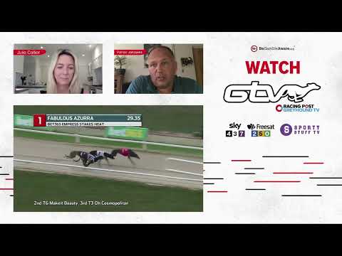 Fabulous Azzura | Patrick Janssens on RPGTV | September 2022 | Greyhound Racing