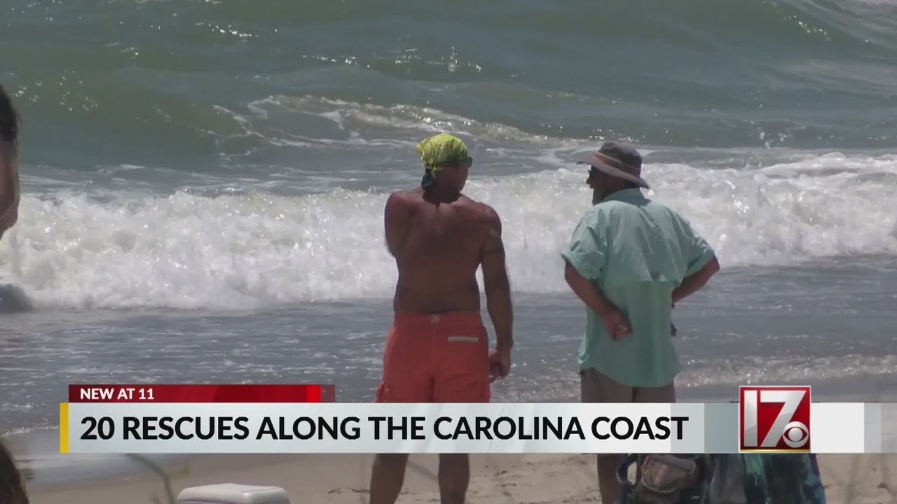 20 rescued from rip currents at NC coast on Memorial Day