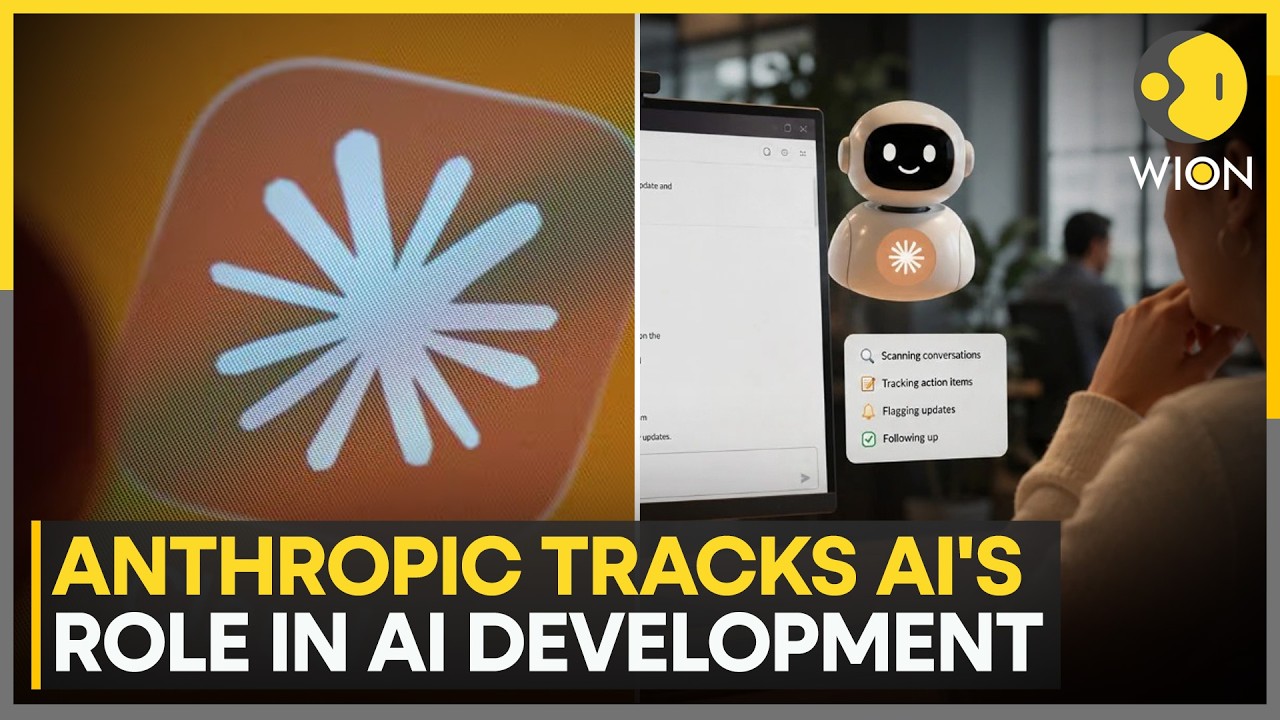 Claude Led 26% Of Anthropic's AI R&D Work | WION News