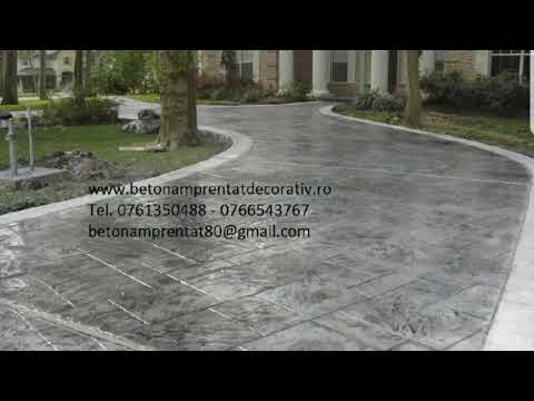 Beton Amprentat Plavia -Prahova Tel.0761350488 -0766543767
