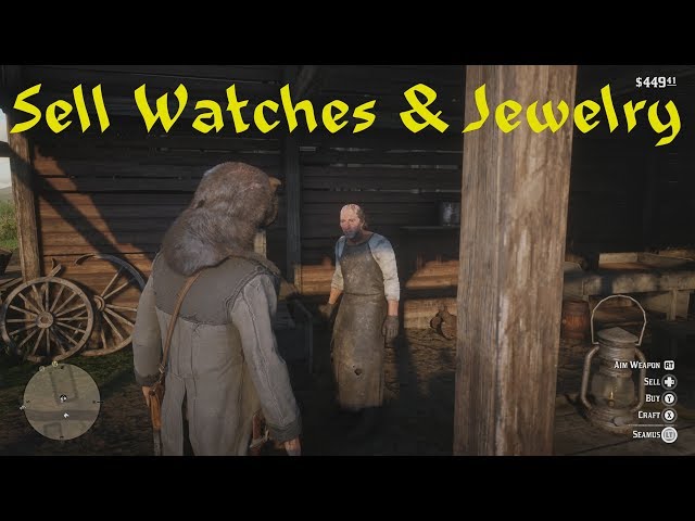 where can you sell jewelry in red dead 2