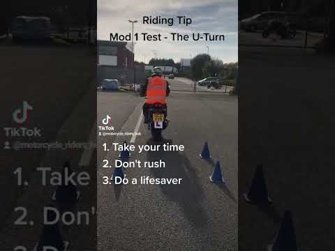 Riding Tip - The U-Turn Module 1 motorcycle test UK
