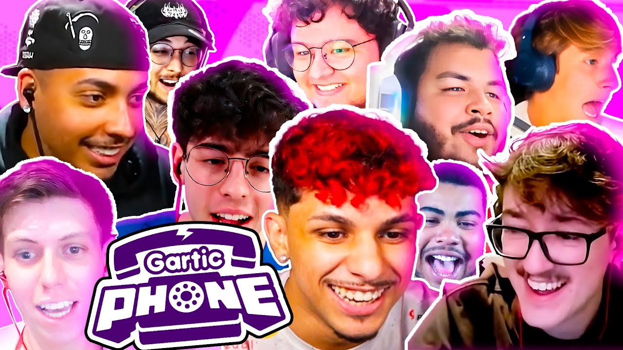 13 YOUTUBERS NO GARTIC PHONE