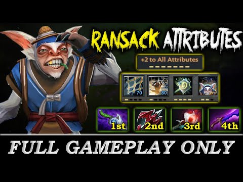 Ransack Attributes with Diffusal, Dragon Lance, Orchid, and Shadow Blade - Full Gameplay Meepo #313