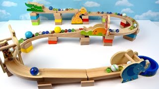 Toddler Learning Video for Kids Teach Colors Children Toy Imaginarium Safari Marble Maze Run Race