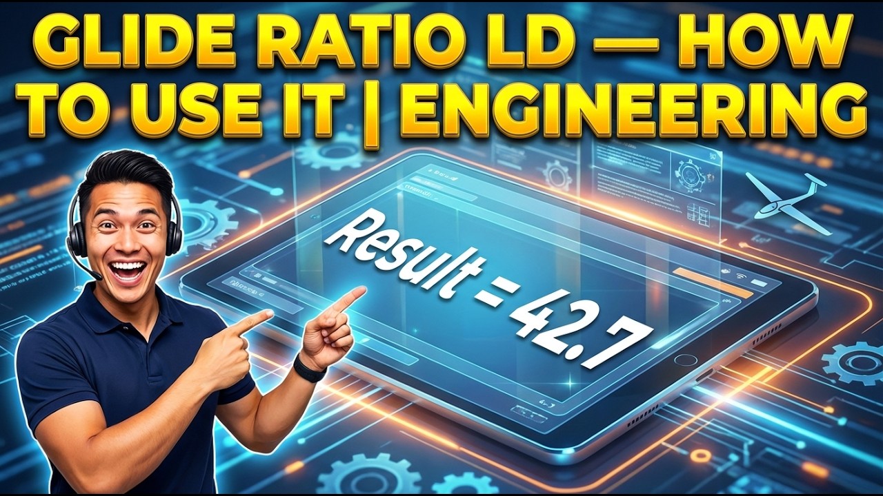 Glide Ratio Ld Interactive Calculator