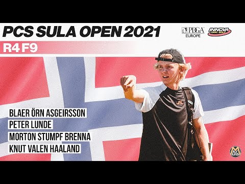 2021 PCS Sula Open | R4F9 Lead Card | Asgeirsson, Lunde, Brenna, Haaland | More Disc Golf