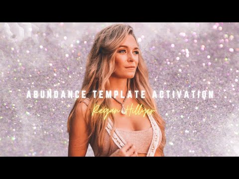 Abundance Manifestation 🤍🔮 Embodying Your Divine Abundance Template with Regan Hillyer