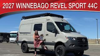 A preview image of the linked video showcasing 2027 Winnebago Revel Sport 44C