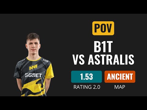 [POV] Na'Vi B1t VS Astralis [Ancient] | CS GO DEMO