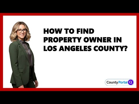 Los Angeles County Parcel Number