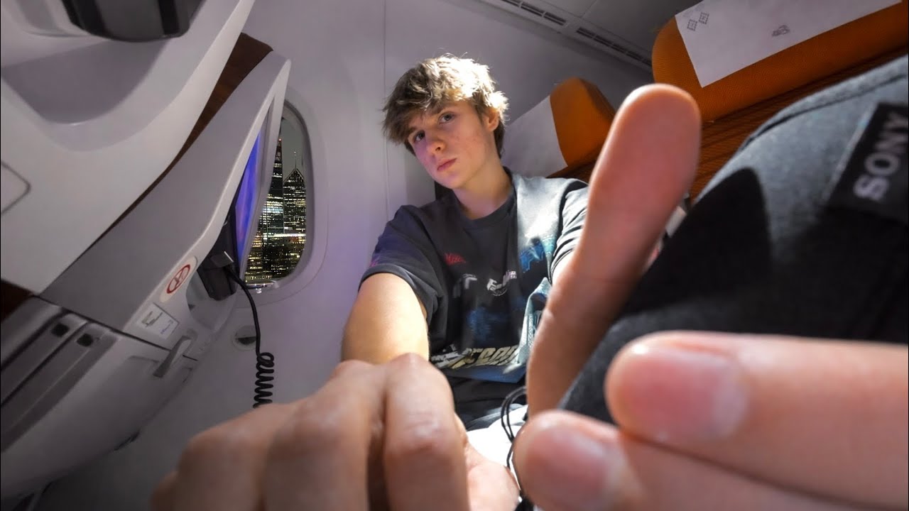 ASMR ON AN AIRPLANE ✈️