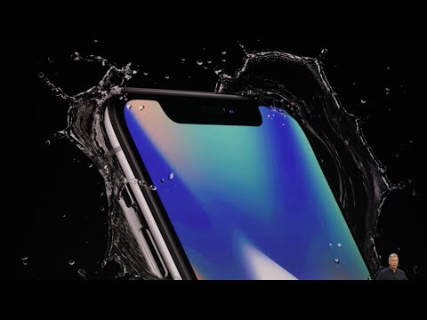 Apple announces the iPhone X at press event in California