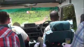 preview picture of video 'Exiting the Ngorongoro Crater Safari Africa'