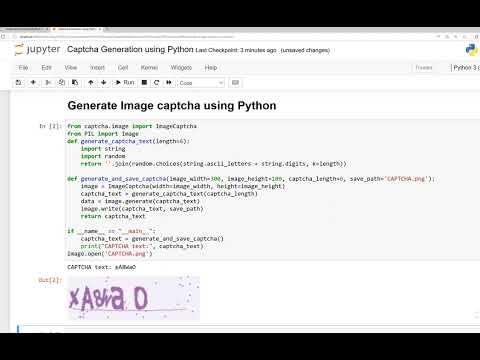 Day 156 Captcha Generation Using Python