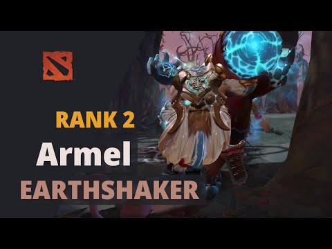 Armel (Rank 2) plays Earthshaker Dota 2 Full Game