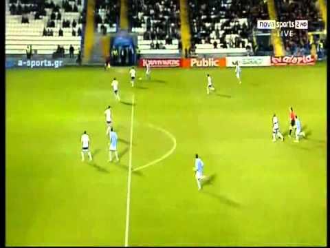 Mikael Dahlberg scores for Apollon Smyrnis