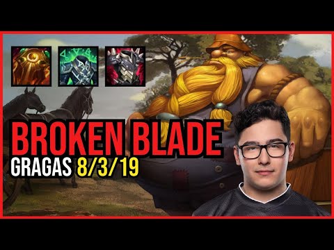 BROKEN BLADE - GRAGAS vs. GAREN Top | EUW DIAMOND | PATCH 11.1