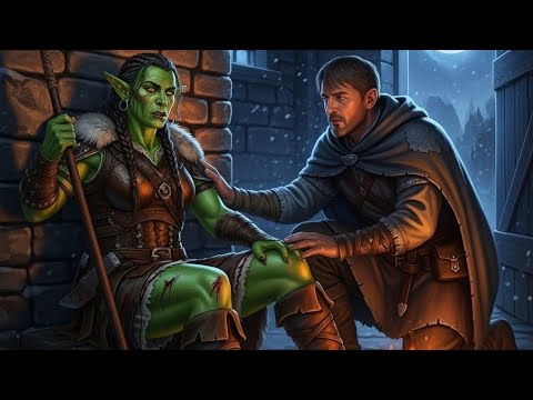 "The Wolves Are Circling" — An Injured Orc Huntress Found Refuge in a Shepherd's Tiny Hut