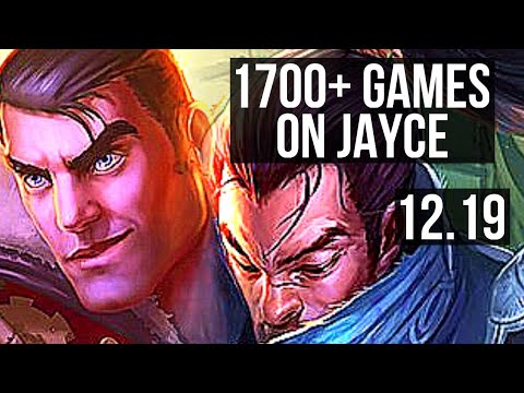 JAYCE vs YASUO (MID) | 1700+ games, 2.1M mastery, Godlike | EUW Diamond | 12.19