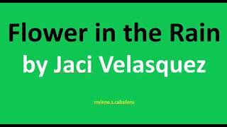 Flower In the Rain by Jaci Velasquez (Lyrics) - Praise &amp; Worship Song