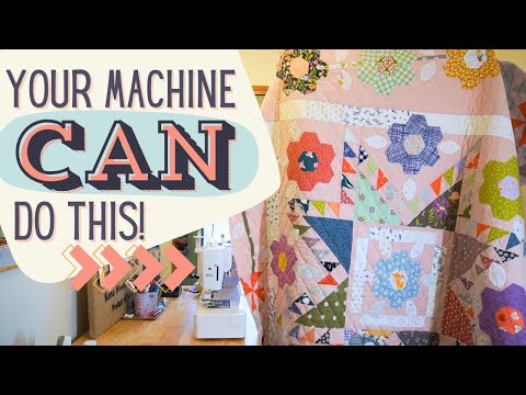 Machine Quilting on a Regular Sewing Machine. It CAN be done!