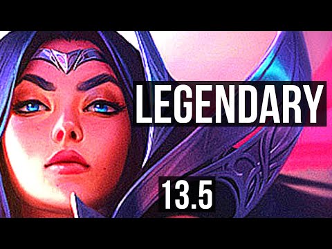IRELIA vs SYLAS (MID) | 11 solo kills, Legendary, 700+ games, 20/4/3 | KR Master | 13.5