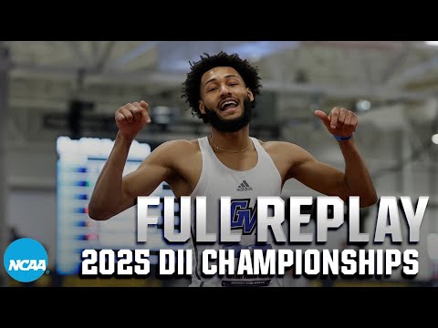 2025 DII indoor track & field championship Day 2 | FULL REPLAY
