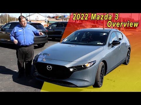 2022 Mazda3 Carbon Edition Hatchback Overview! | Smail Mazda - Greensburg, PA