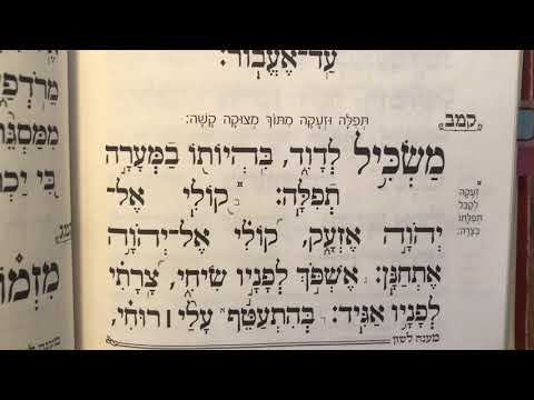 Tehillim psalm 142