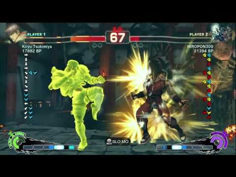 HIROPON [Seth] vs Kiryu Tsukimiya [Guy] SSF4 Japanese Online Ranked Matches - TRUE-HD