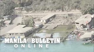 Houses covered in ash, dead fishes in fish cages, withering vegetation are just some of the observat