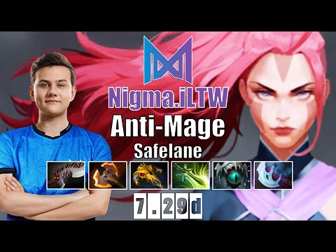 Anti-Mage Safelane | Nigma.iLTW | RAT DOTO BEST DOTO | 7.29d Gameplay Highlights