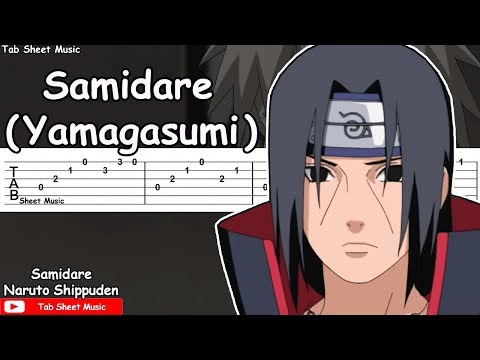 Naruto Shippuden OST - Samidare / Yamagasumi Guitar Tutorial Video