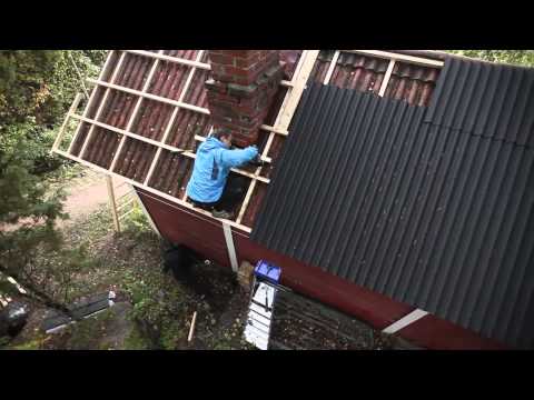 Видео: Монтаж Ондулина поверх старой кровли