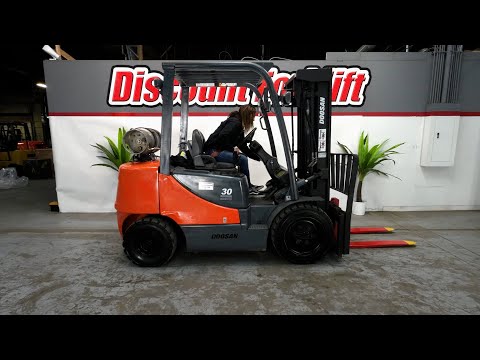 DOOSAN G30P-5 6,000 lb LP(Propane) #0030 - Forklift for Sale