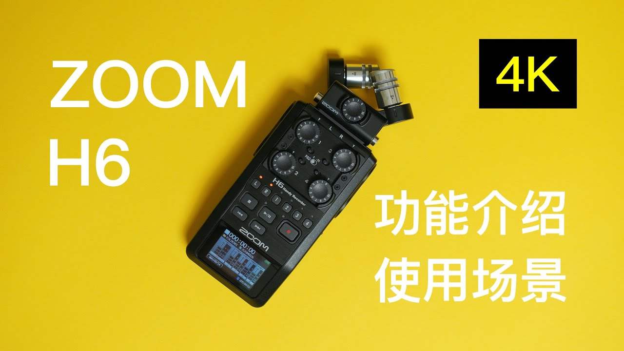ZOOM H6手持录音机功能介绍+你不知道的使用场景 【赵君日记Vlog079】4K