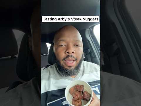 Tasting Arby’s new Steak Nuggets.