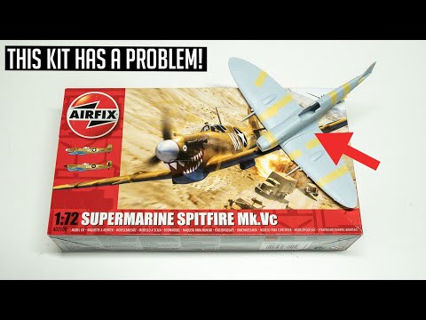 1/72 Airfix Spitfire Mk. Vc | This kit has a problem!