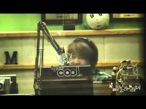 [fancam] 110127 SHINee Onew: I wear green! @ Kiss the Radio