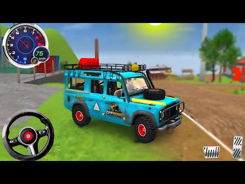 Jeep Adventure Offroad 4x4 Driving 2025 _ Luxury Prado Driver Simulator _ Gameplay Android