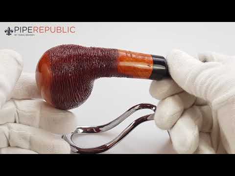 Poul Winslow Crown Viking Freehand-Pfeifen Rustic Bent Egg Einzelstück