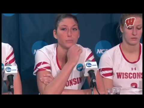 2016 Wisconsin Volleyball Press Conference after loss in Elite 8